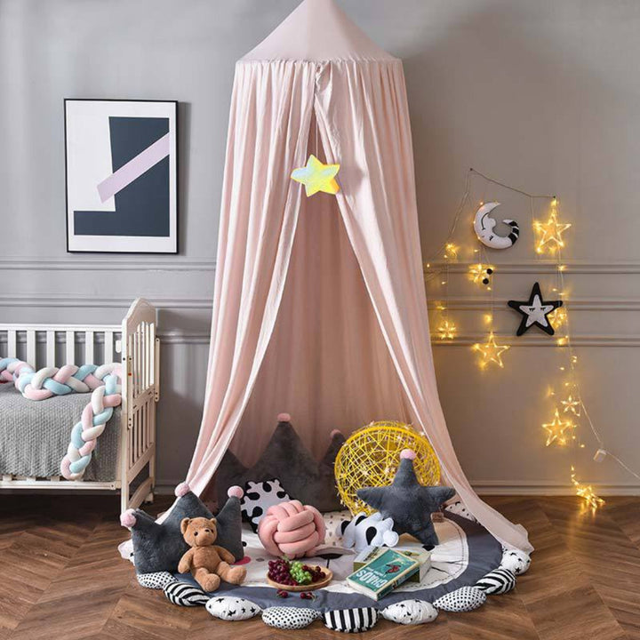 Easy-to-hang bed & play canopy, ideal for creating a magical hideaway in a child's space.