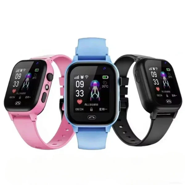 Durable children's GPS tracking device, perfect for active kids, ensuring their safety with real-time location updates.