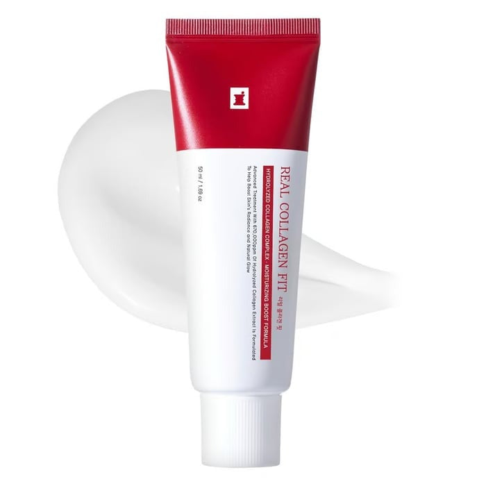 Korean Collagen Cream Mask for women, promoting youthful radiance & anti-aging facial skincare.