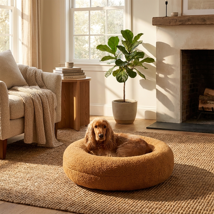 Large orthopedic dog bed for joint support & comfort. Washable, durable foam pet bed for big dogs.