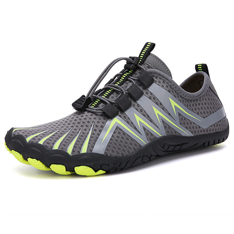 Flexible minimalist shoes, ideal for natural walking, trail running, and enhanced ground feel activities.