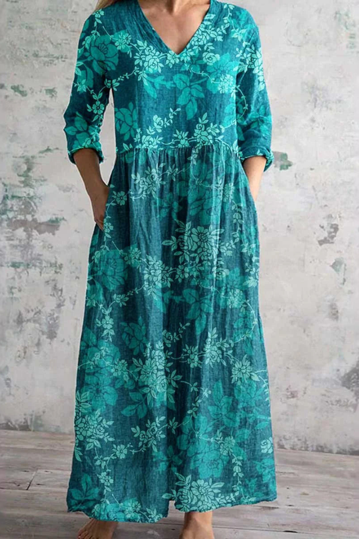 Relaxed fit women's maxi dress, incredibly comfortable and lightweight for all-day wear.