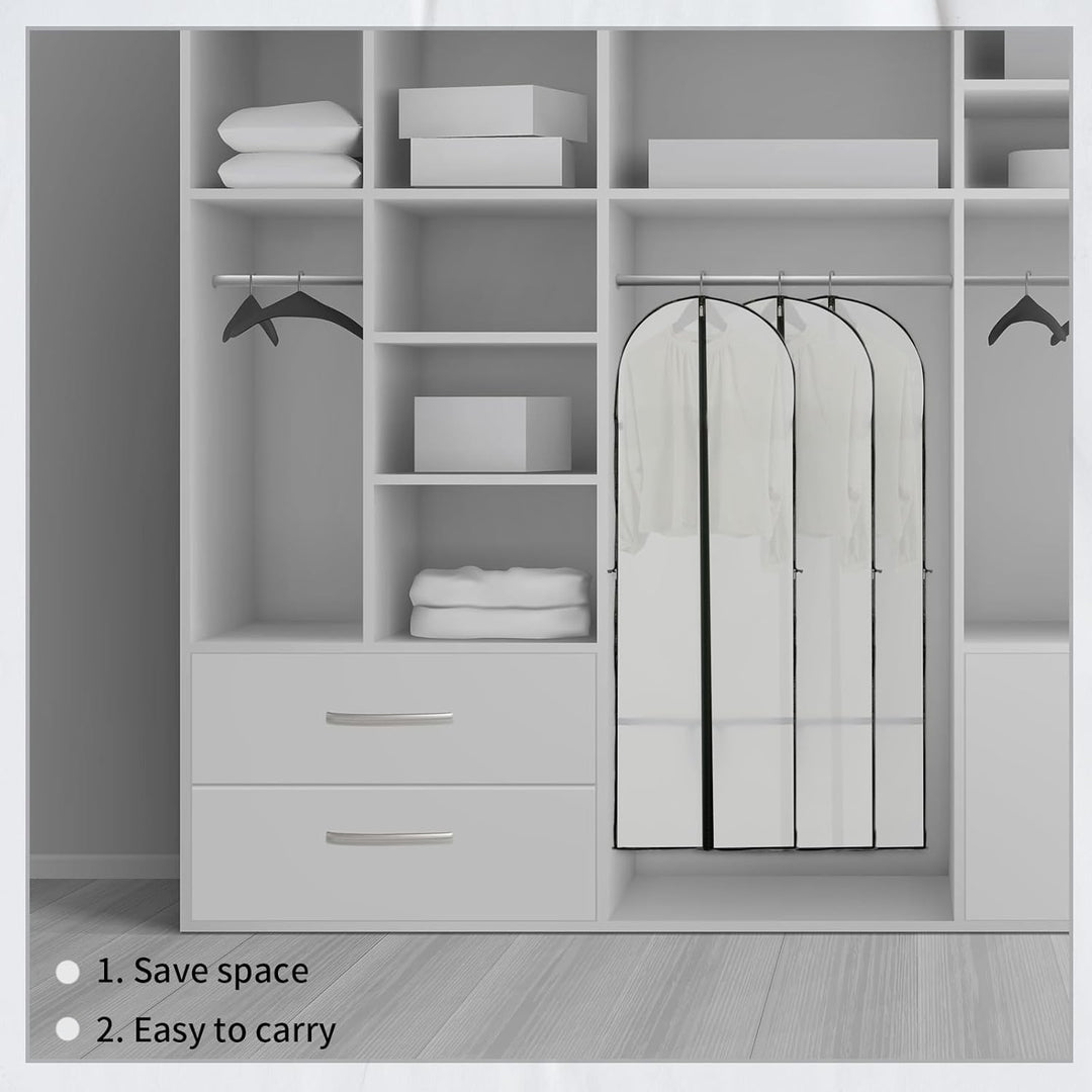 Wardrobe essential: 70.87" long garment storage solution for delicate apparel & formal attire.