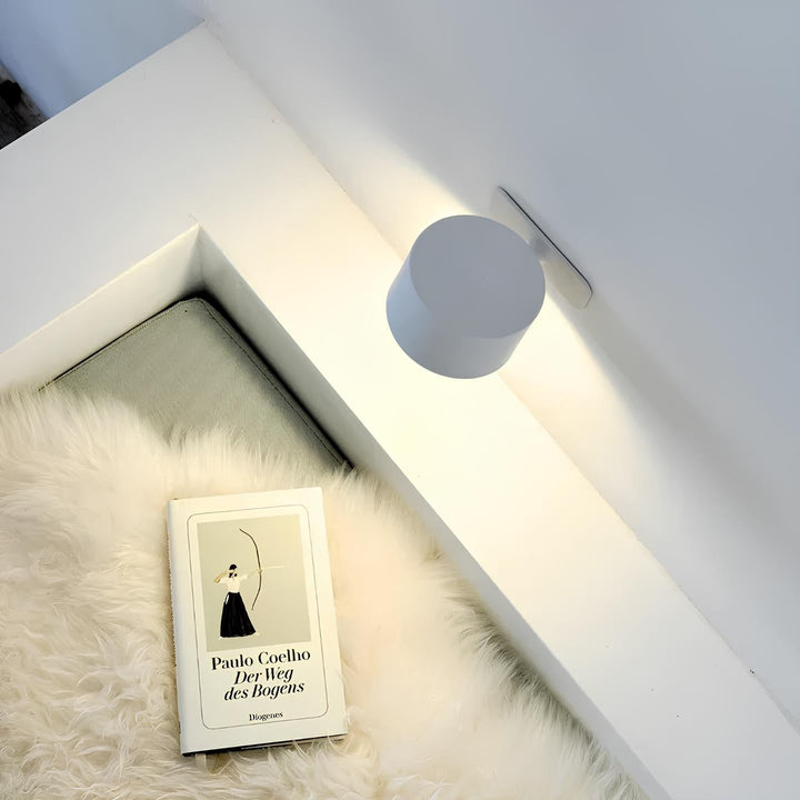 Modern LumoFlex Wireless Wall Light, easy installation, with bright LED illumination.