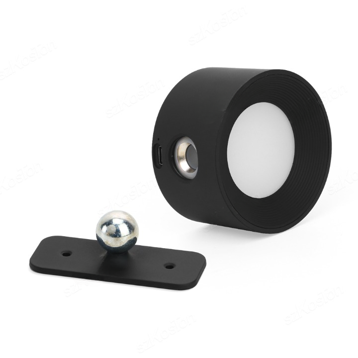 Innovative LumoFlex rechargeable wall lamp, offering wireless convenience and adjustable brightness.