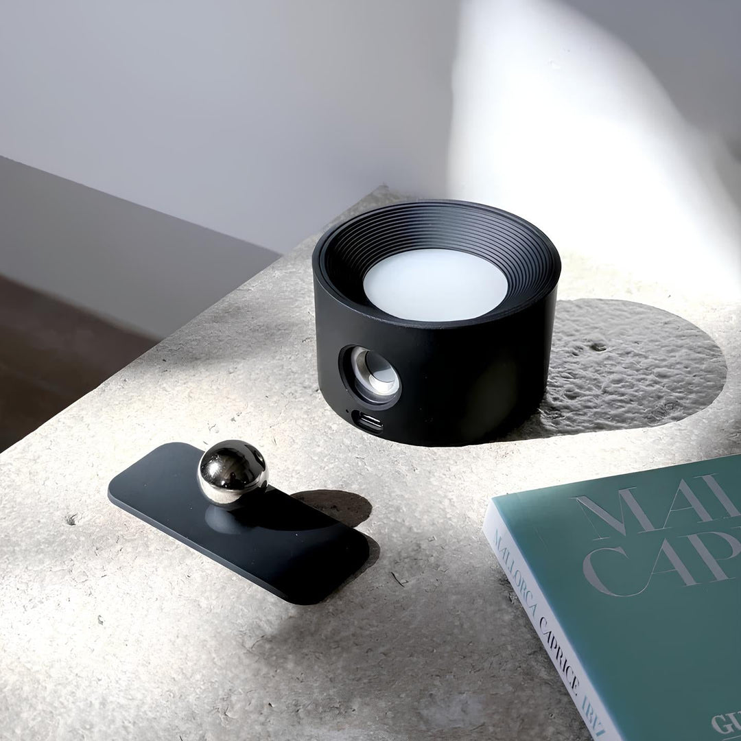 Modern LumoFlex Wireless Lamp, a stylish and dimmable addition to your home lighting.