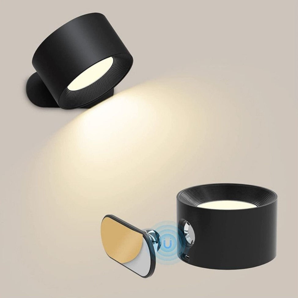 Wireless LumoFlex Wall Light with remote control, versatile LED for easy adjustment.