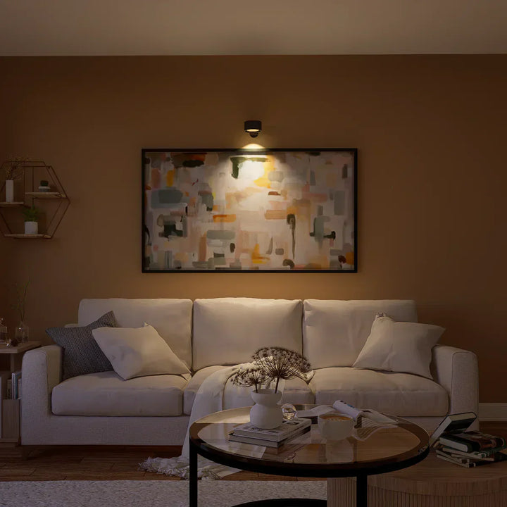 LumoFlex Rechargeable Wall Light, modern design, perfect adjustable lamp for reading.