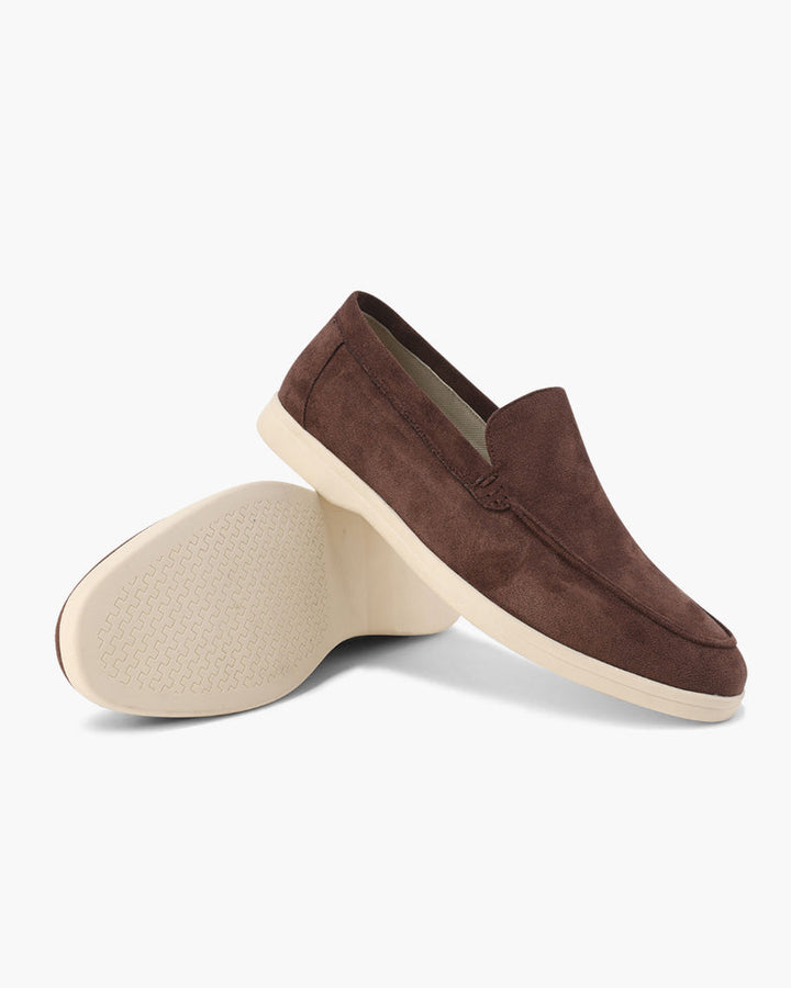 Distinguished men's slip-on loafers; combining luxury style with a supportive fit.