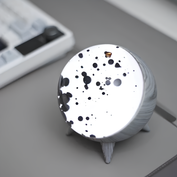 MagnePulse interactive ferrofluid display, a music-reactive visualizer and unique desk decor tech gadget.