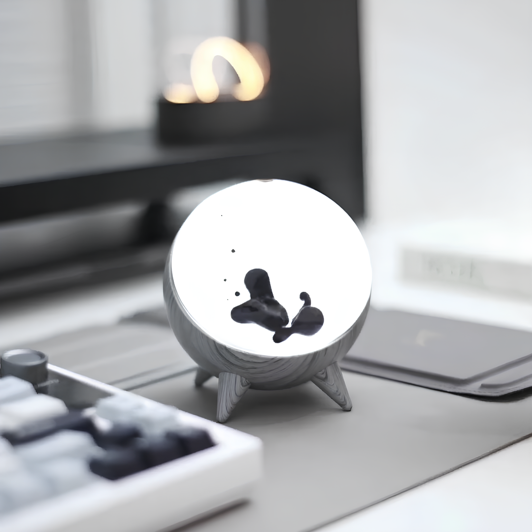 MagnePulse Interactive Ferrofluid Display for mesmerizing music-reactive art, a unique tech gadget & home decor.