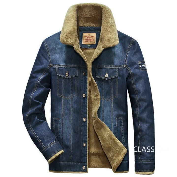 Men's Fleece Lined Denim Jacket