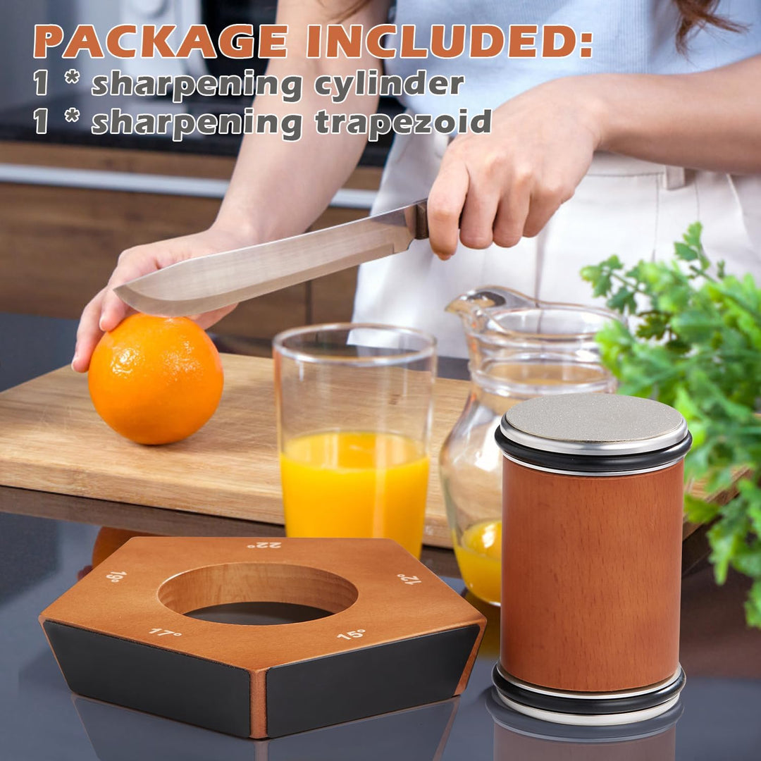 Manual Diamond Roll Knife Sharpener for Precision Cutlery - Lexians