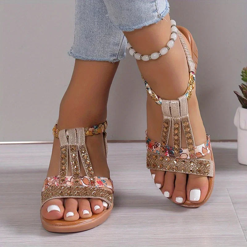Marla orthopedic wedge sandals for women. Soft support and comfortable summer footwear.