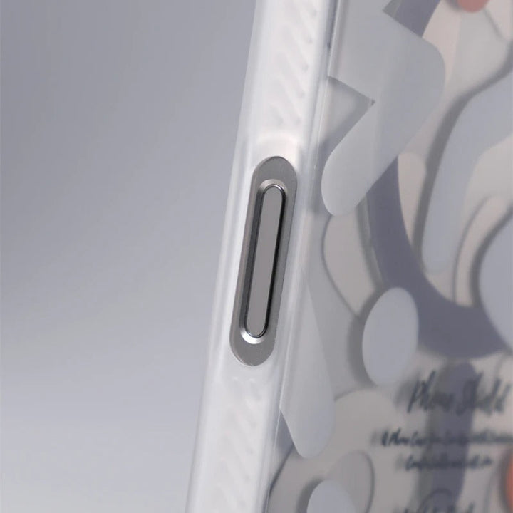 Elegant matte texture iPhone case, offering a premium feel and non-glossy appearance