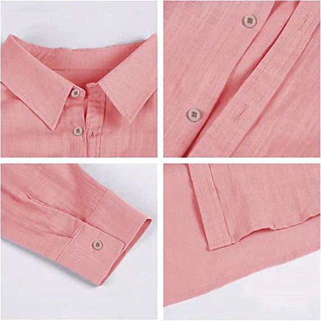 Breathable men's long sleeve button-down, perfect casual top for warm summer fashion.