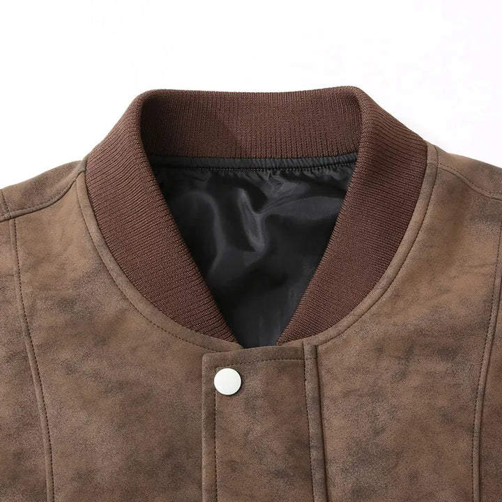 Stylish men's Aston Vale Bronson jacket, black, showcasing its fashion-forward outerwear design