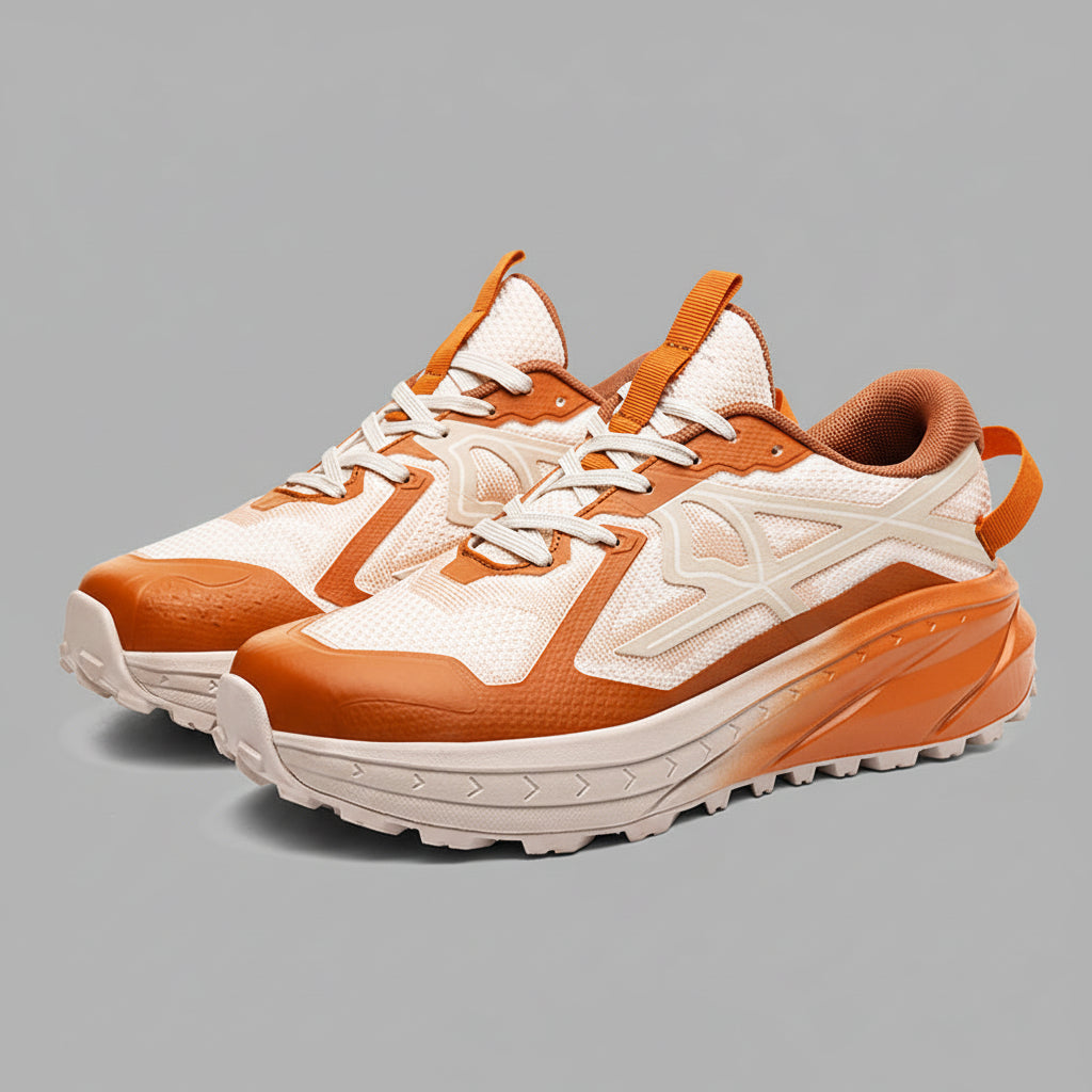 Detailed shot of the EVA sole on men's comfort shoes, providing responsive cushioning.
