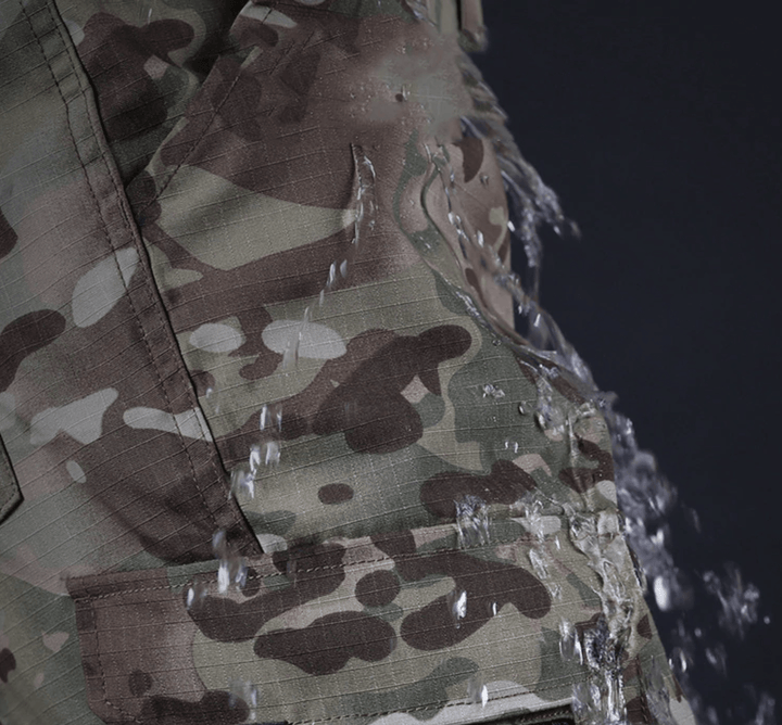 Men's casual jogger pants with waterproof features, designed for both style and practicality