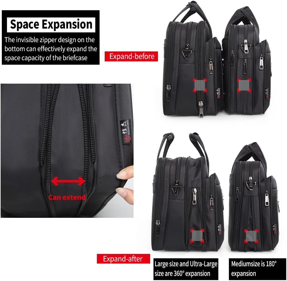 Versatile men's canvas briefcase, suitable for office, travel, and professional settings.