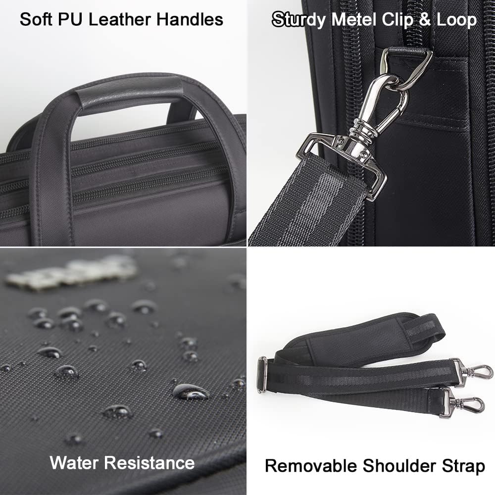 Functional men's business tote bag, combining style and organization for daily work.