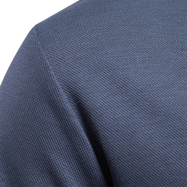 Carlton men's fashion long-sleeve polo with turn-down collar. Ideal for a polished, versatile everyday outfit.