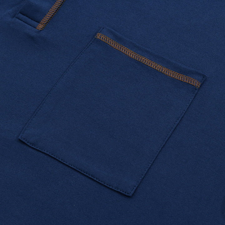 Effortless casual style: men's Henley t-shirt, short sleeve, button placket, a versatile wardrobe essential.