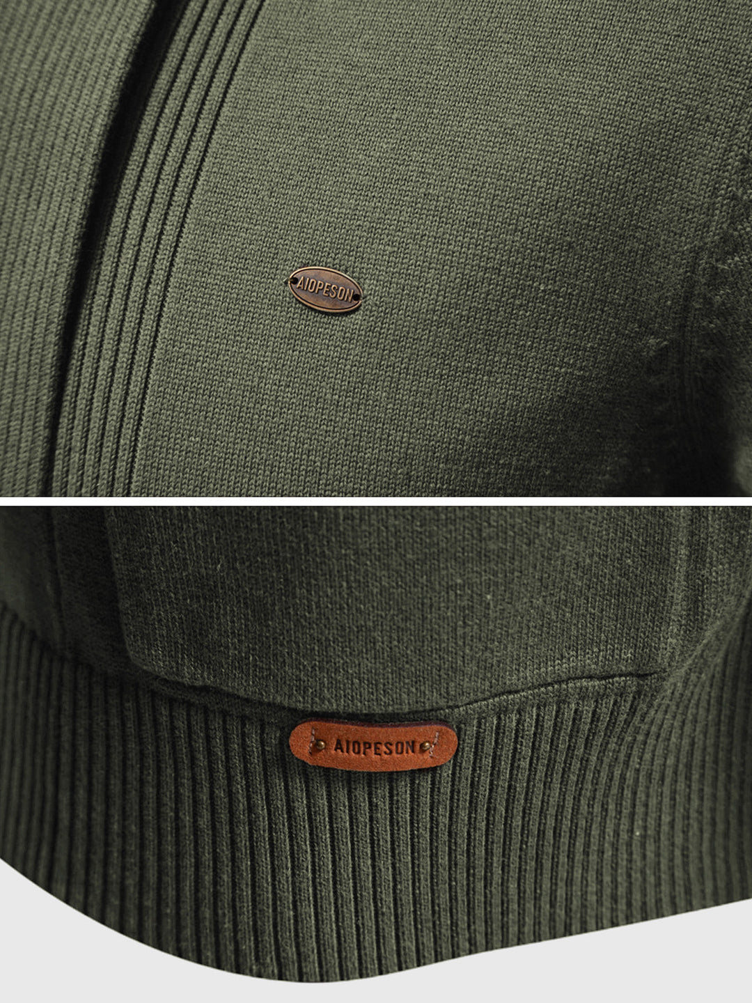 Men's fashion: a layering piece, this open-front knit cardigan offers warmth and style.