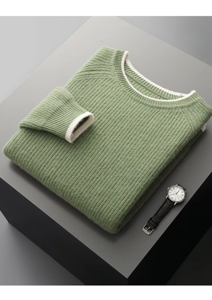 Everyday wear men's crew neck sweater, designed for effortless all-season casual style.