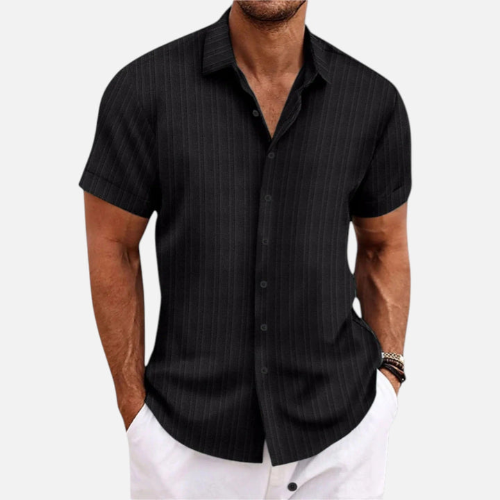 Men's classic fit polo shirt, short sleeve, collared. Comfortable, stylish for casual & smart casual everyday wear.