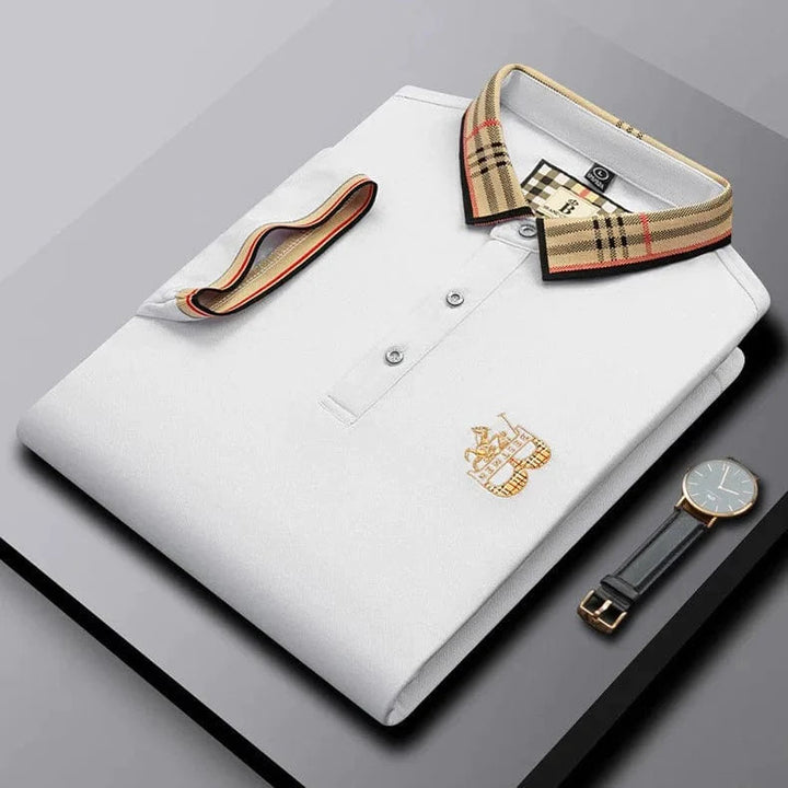Men's casual short-sleeve polo shirt for summer comfort and classic spring style.