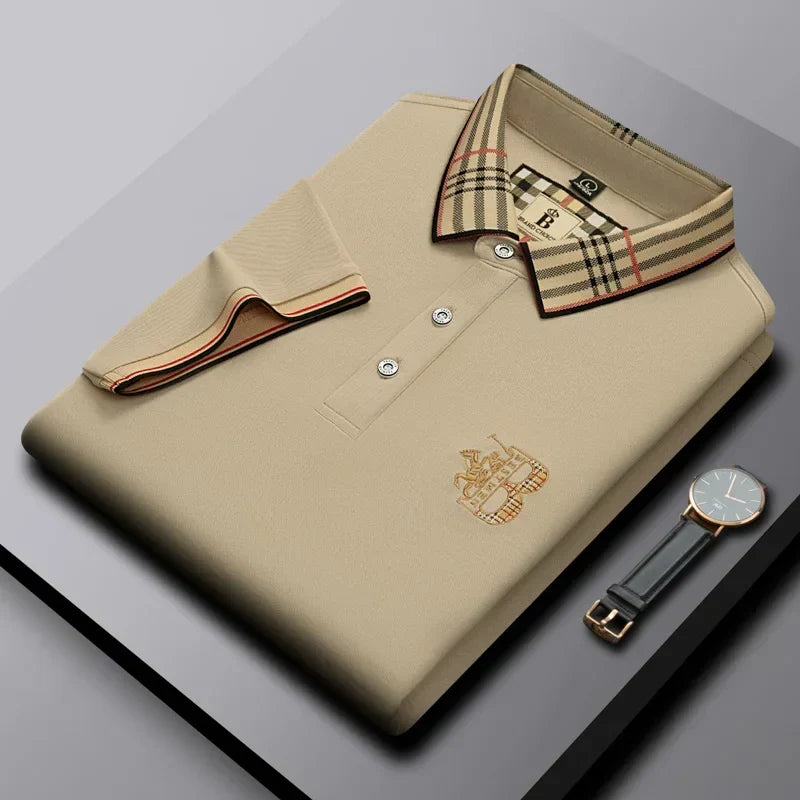Matthew men's short-sleeve polo, an embroidered collared shirt for effortless spring style.
