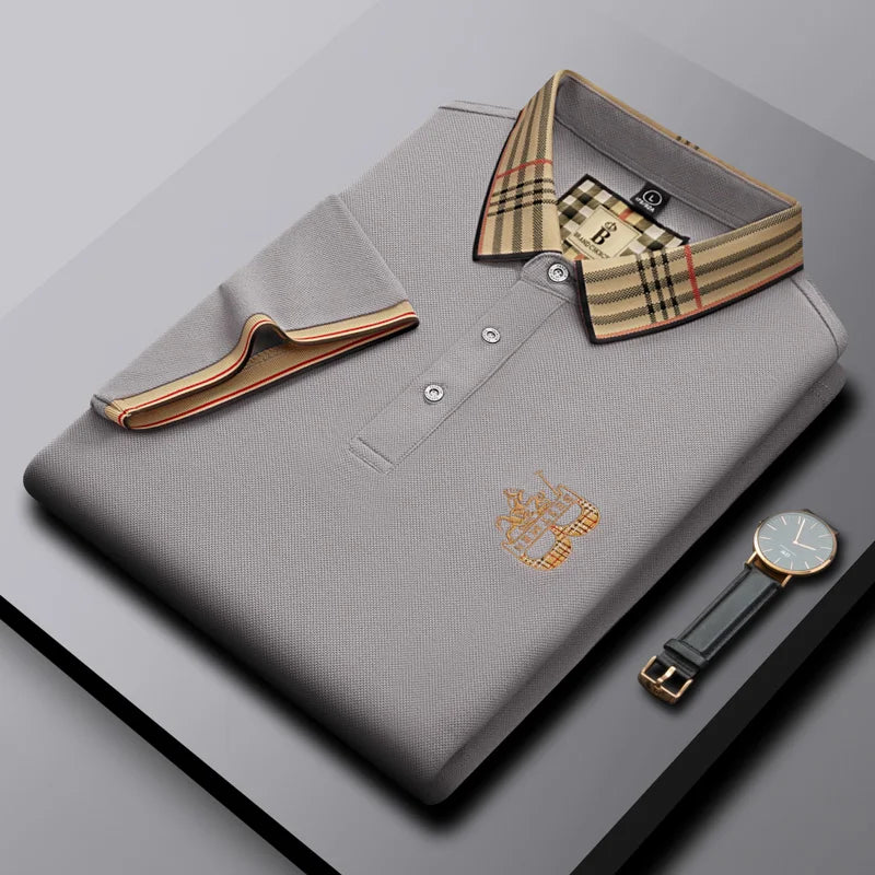 Comfortable men's short-sleeve polo, versatile classic fit for casual fashion & everyday wear.