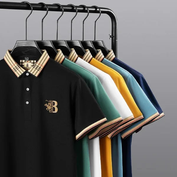 Matthew men's short-sleeve polo for versatile everyday comfort, featuring a collared design.