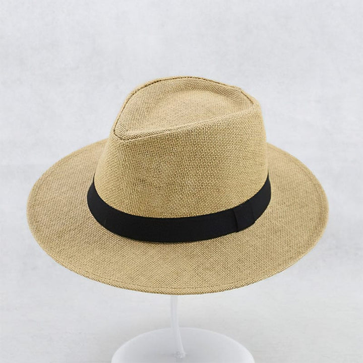Versatile men's Panama hat, perfect for summer, beach, travel, and stylish sun protection.