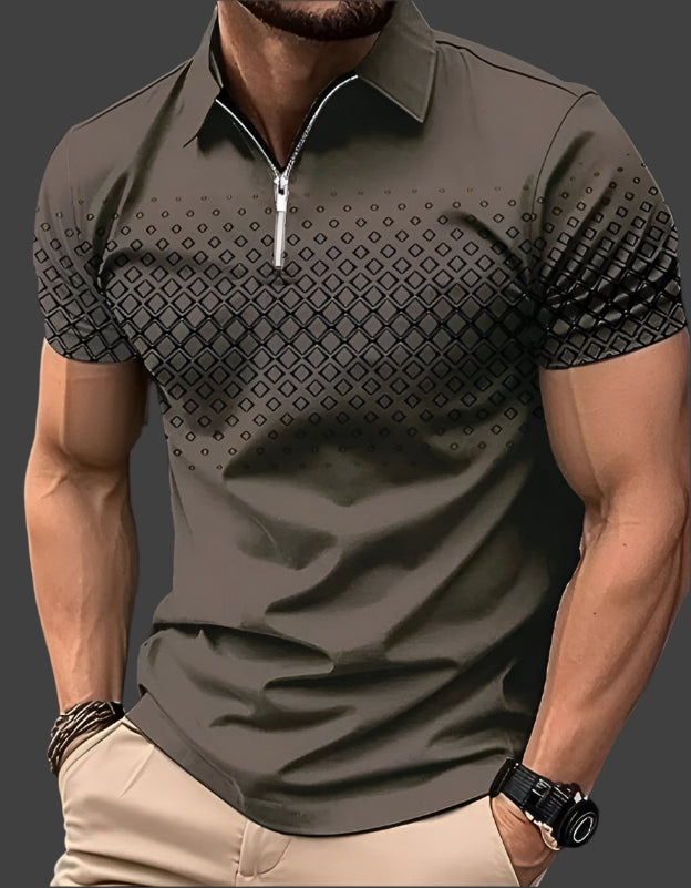 Everyday wear men's short sleeve polo shirt. Classic, comfortable, and stylish men's fashion for casual occasions.