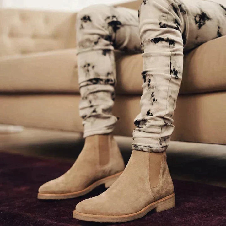 Premium men's slip-on Chelsea boots, designed for everyday durability and effortless smart casual style. Ankle footwear.
