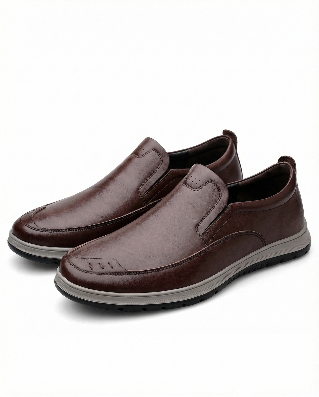 Men's classic slip-on leather loafers, perfect for everyday comfortable wear