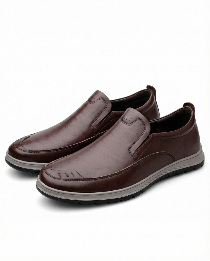 Men's classic slip-on leather loafers, perfect for everyday comfortable wear