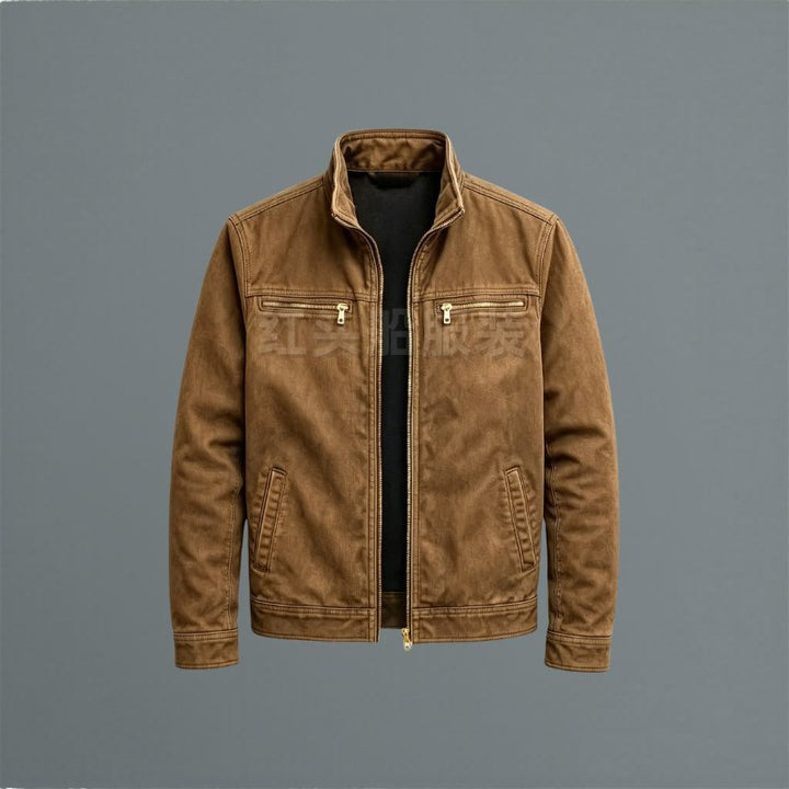 Men's stylish utility jacket, a timeless classic piece of outerwear suitable for various occasions.