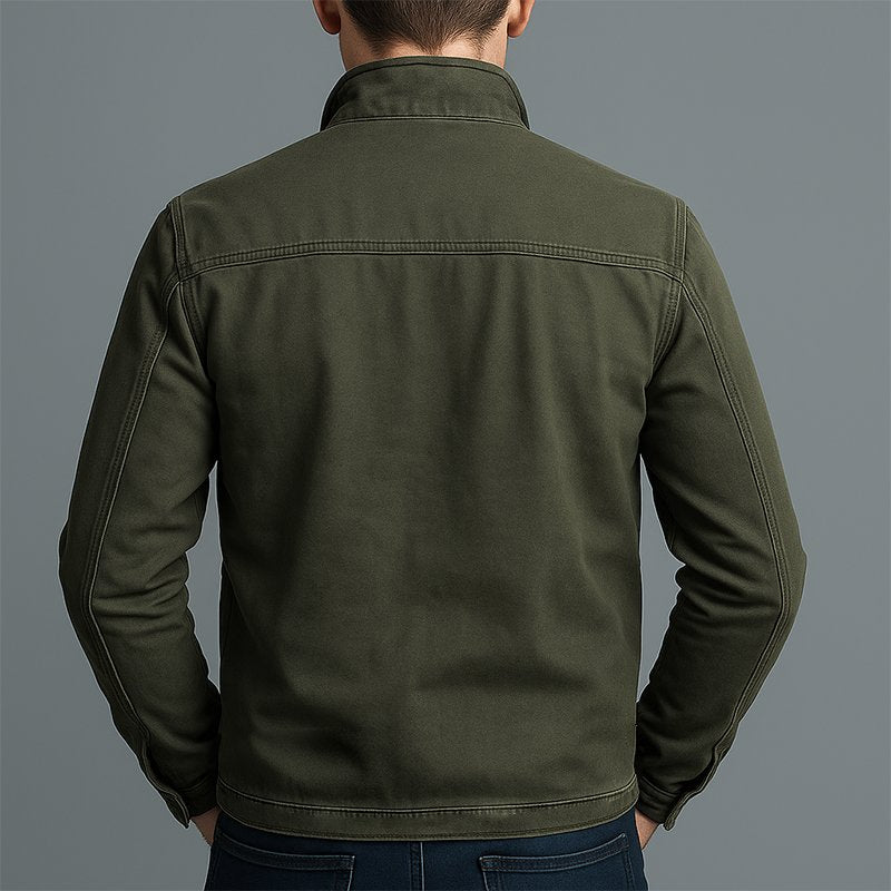 Comfortable men's versatile jacket, a classic utility outerwear perfect for all-season layering.
