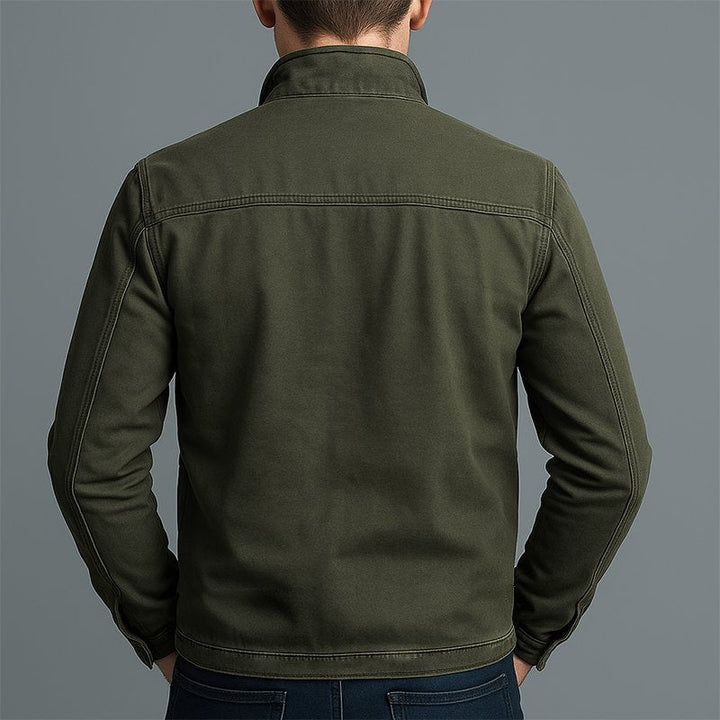 Comfortable men's versatile jacket, a classic utility outerwear perfect for all-season layering.