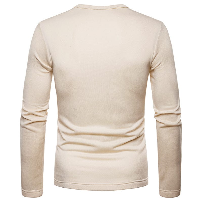Pack of men's V-neck cotton blend tees, everyday comfort, solid colors, value apparel.
