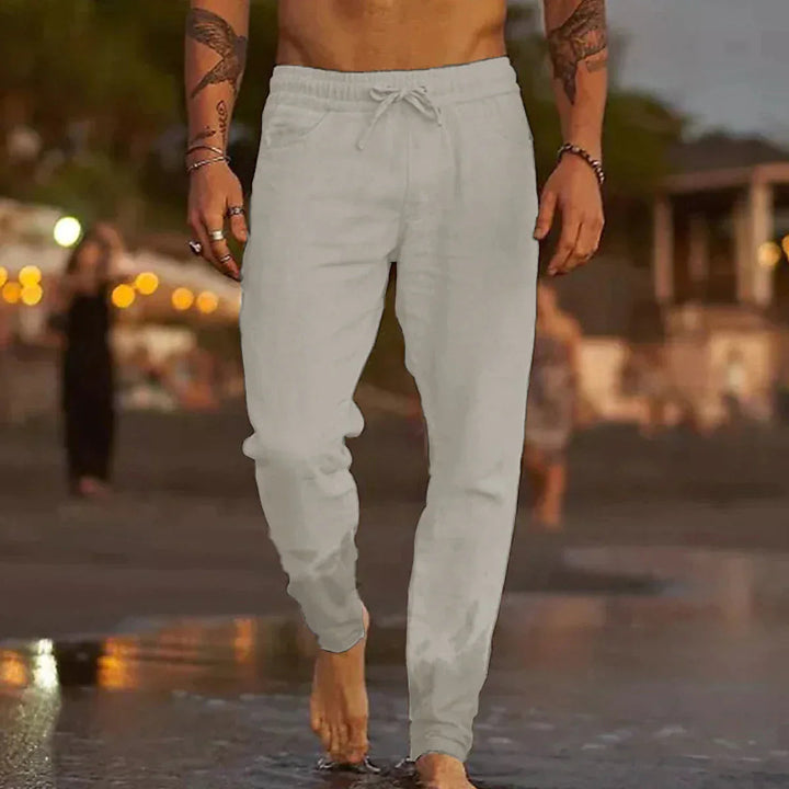 Comfortable men's lounge pants, soft drawstring joggers for relaxed fit and ultimate comfort.