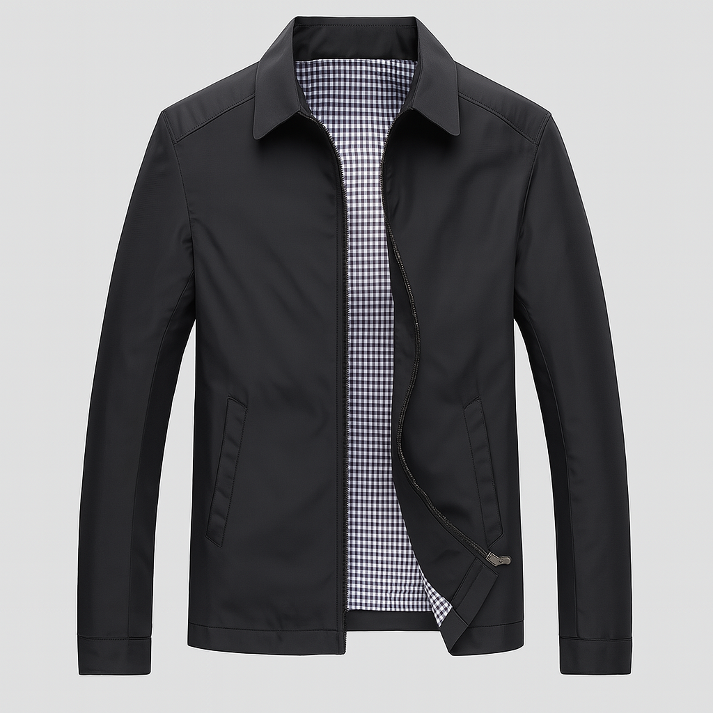 Men's elegant ankle-length winter overcoat in premium fabric, perfect for formal wear or sophisticated smart casual.