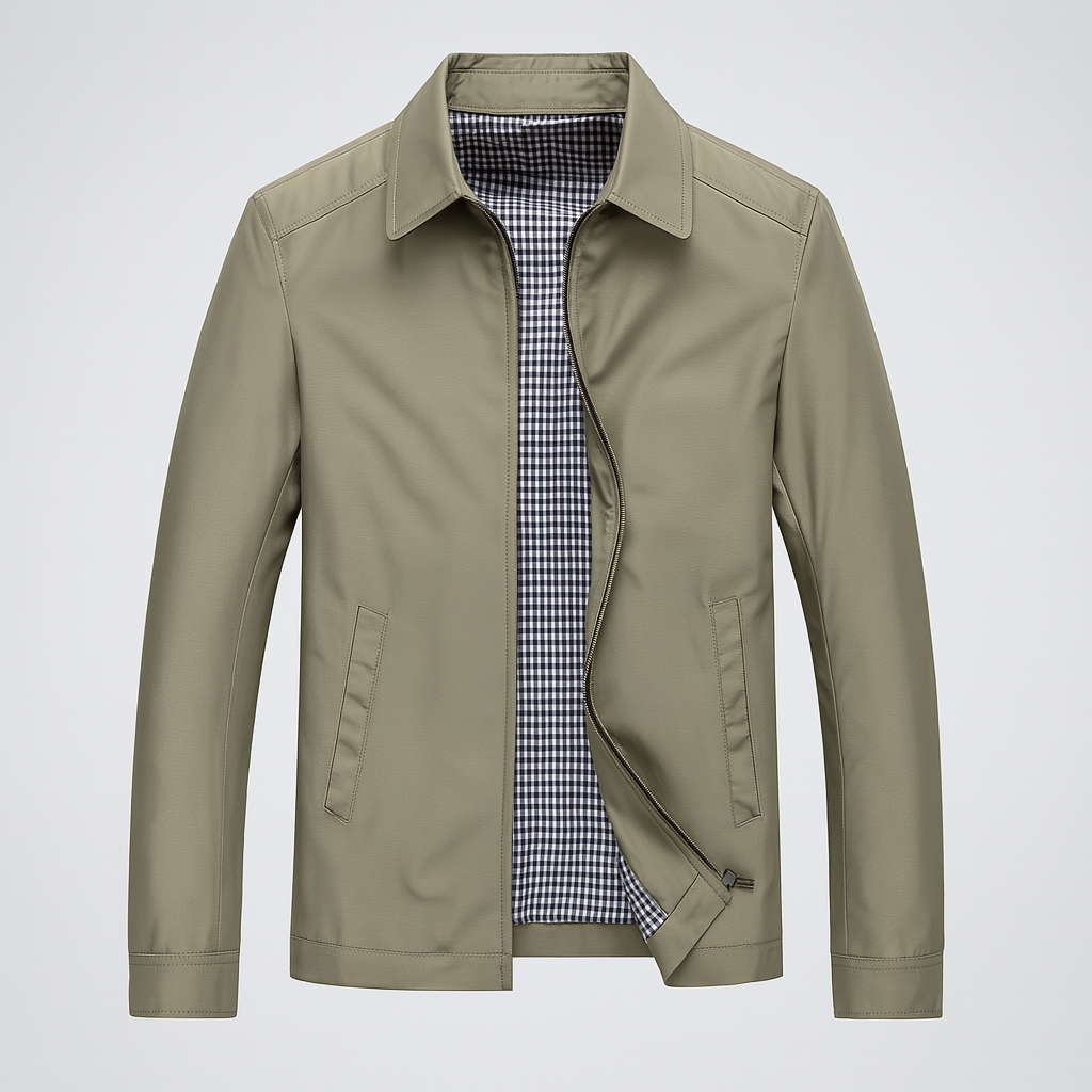 Tailored men's long winter overcoat, offering premium warmth and a sophisticated look for formal or smart casual outfits.
