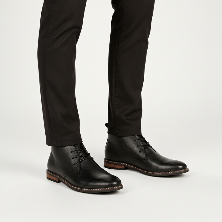 High-quality men's comfort dress shoes, ideal for formal occasions & business casual elegance.