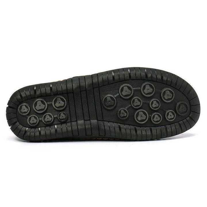Men's Hand Stitched Leather Non-Slip Casual Boots