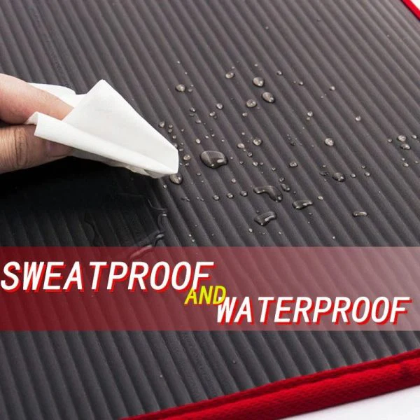 High-density men's workout mat, an essential non-slip accessory for challenging home and gym fitness routines.