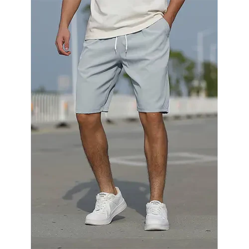 Men's everyday high rise shorts for summer, offering a relaxed fit and all-day comfort for casual outings.